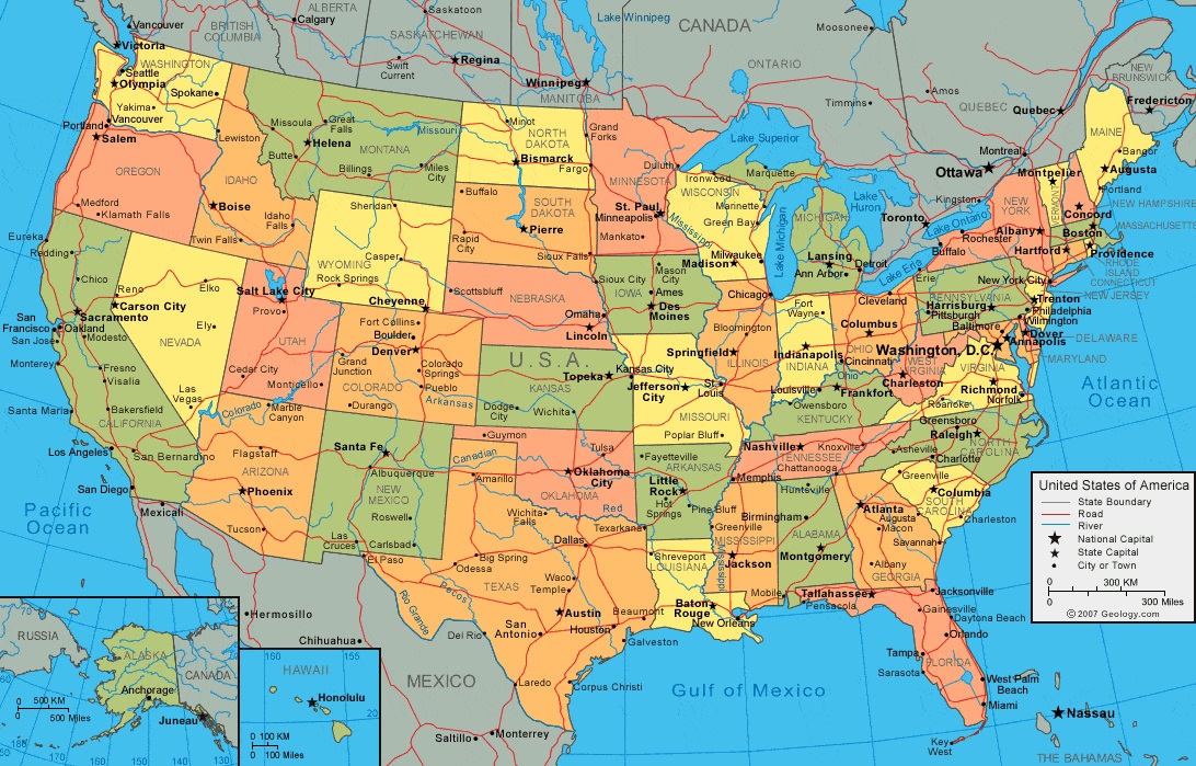 Map of USA